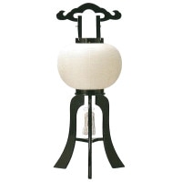 盆提灯 創作提灯 特10号本美濃和紙本塗 無地 25W白 7営業日以内に発送　