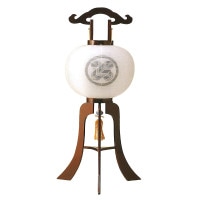 盆提灯 家紋入提灯 12号吉紀 25W白 7営業日以内に発送　