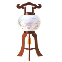 盆提灯 銘木行灯 6号まどかワイン 10W白 7営業日以内に発送　