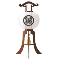 盆提灯 家紋入提灯 11号総紫檀 25W白 7営業日以内に発送　