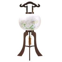 盆提灯 銘木行灯 12号洲崎ワイン 25W白 7営業日以内に発送　