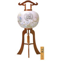 盆提灯 家紋入提灯 11号高雄けやき 25W白 7営業日以内に発送　