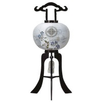 家紋入提灯 12号保科黒塗 7営業日以内に発送　