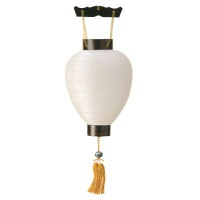 盆提灯 家紋入提灯 特選黒檀 7営業日以内に発送　