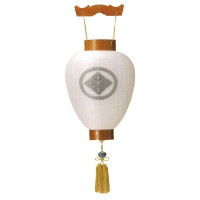 盆提灯 家紋入提灯 天上けやき 7営業日以内に発送　