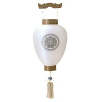 盆提灯 家紋入提灯 天上神代杉 7営業日以内に発送　