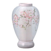 創作提灯 廻転 詩音330 桜色 7営業日以内に発送　