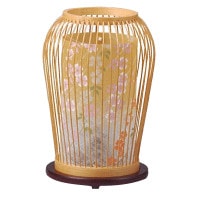 創作提灯 廻転 つぼみ桜(白木) 7営業日以内に発送 1/15より順次発送