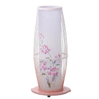 盆提灯 ミニサイズ 京竹21号桜カラー 廻転灯 7営業日以内に発送 1/15より順次発送
