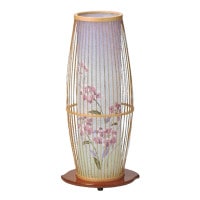 創作提灯 廻転 京竹21号 白木(竹製) 7営業日以内に発送　