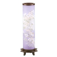 盆提灯 創作提灯 美月1号 40Wクリア 廻転 7営業日以内に発送　