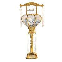 盆提灯 霊前灯 張1号ゴールド 15Wクリア 7営業日以内に発送　