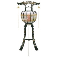 盆提灯 霊前灯 張18号 小 40Wクリア 7営業日以内に発送　