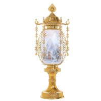 盆提灯 霊前灯 すずらん灯18号 20Wクリア 一対 7営業日以内に発送　