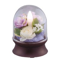 創作提灯 ルミネ・キャンドル(ムラサキ) 7営業日以内に発送　