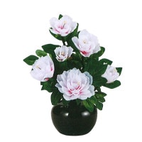 盆提灯 グランドルミナス R STD 六花ボタン LED 7営業日以内に発送　