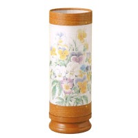 盆提灯 創作提灯 長良の小路 ブーケけやき調 40Wクリア 廻転 7営業日以内に発送　