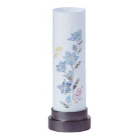 盆提灯 ミニサイズ こなみ205ブルーグレー LED コードレス モダン盆提灯 7営業日以内に発送　