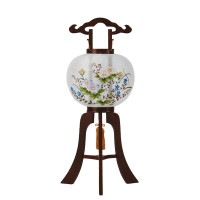 盆提灯 ミニサイズ 10号五条 LED 7営業日以内に発送　