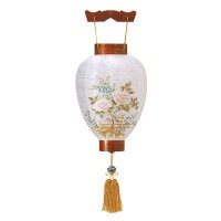 盆提灯 御所提灯 吊 天上けやき 吊り提灯 7営業日以内に発送　