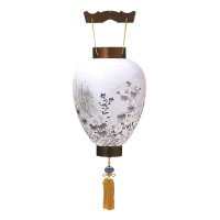 盆提灯 御所提灯 吊 天上片瀬紫檀 吊り提灯 7営業日以内に発送　