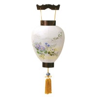 盆提灯 御所提灯 吊 天上皐月紫檀 吊り提灯 7営業日以内に発送　