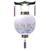 盆提灯 御殿丸 尺一丸紫雲 吊り提灯 7営業日以内に発送　