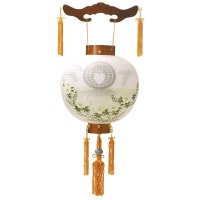 盆提灯 御殿丸 尺二丸佐和田けやき 7営業日以内に発送　