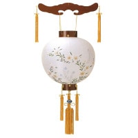 盆提灯 御殿丸 尺三丸紫檀 7営業日以内に発送　