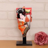 羽子板 手作り 工房天祥オリジナル限定 羽子板 スタンド付き 横幅9～11cm