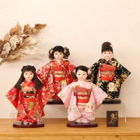 市松人形 齊藤公司作 9号 n23kt9-c1 横幅30cm