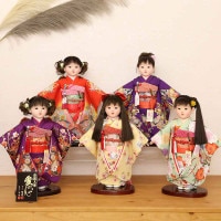 市松人形 齊藤公司作 10号 横幅35cm