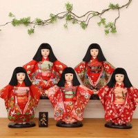 市松人形 齊藤公司作 10号 横幅35cm