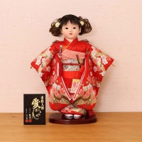 市松人形 齊藤公司作 10号 横幅35cm