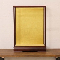 人形用 ガラスケース 13号市松人形用ガラスケース 戸付 横幅43cm