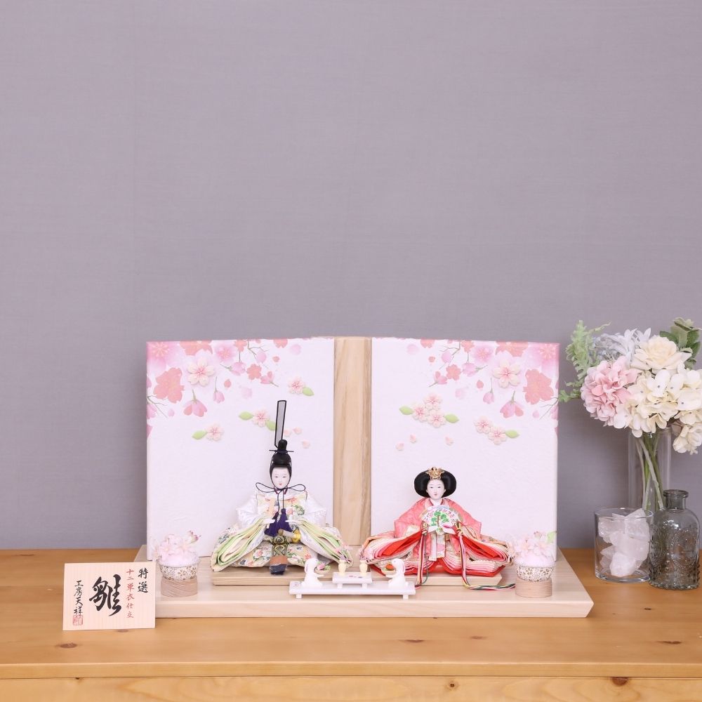 宴桜 おしゃれ 衣装雛 モダン 雛人形 通販の工房天祥