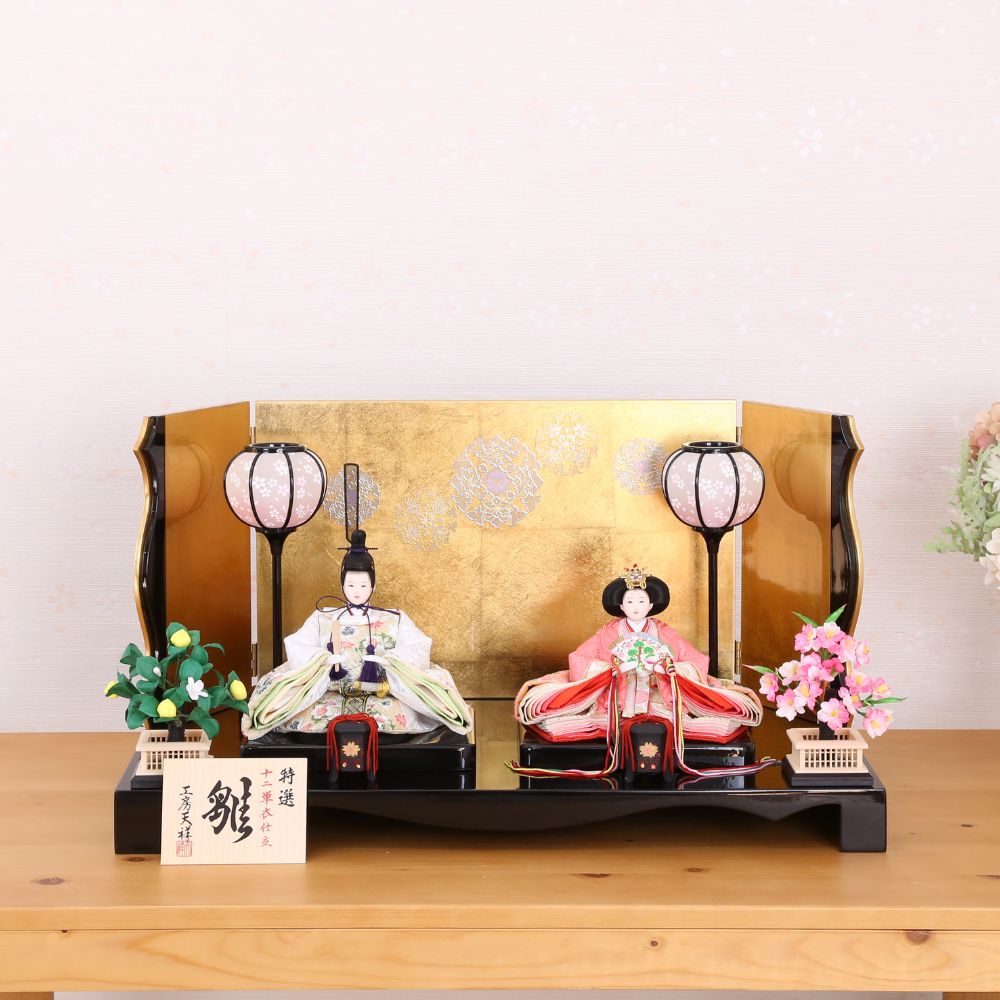 宴桜 おしゃれ 衣装雛 モダン 雛人形 通販の工房天祥