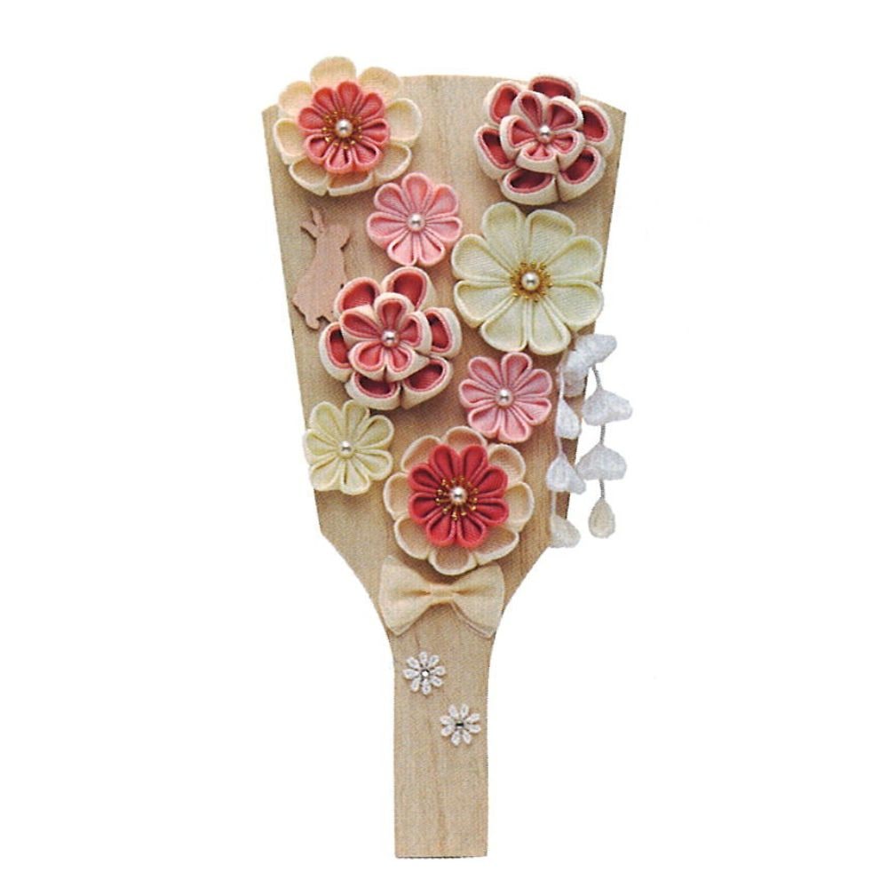 羽子板 宝童作 単品 白木リボン 7号