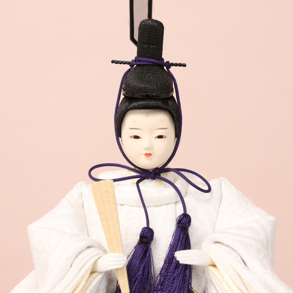 選べる2種類 雛人形 コンパクト ひな人形 親王飾り 柳親王 二曲