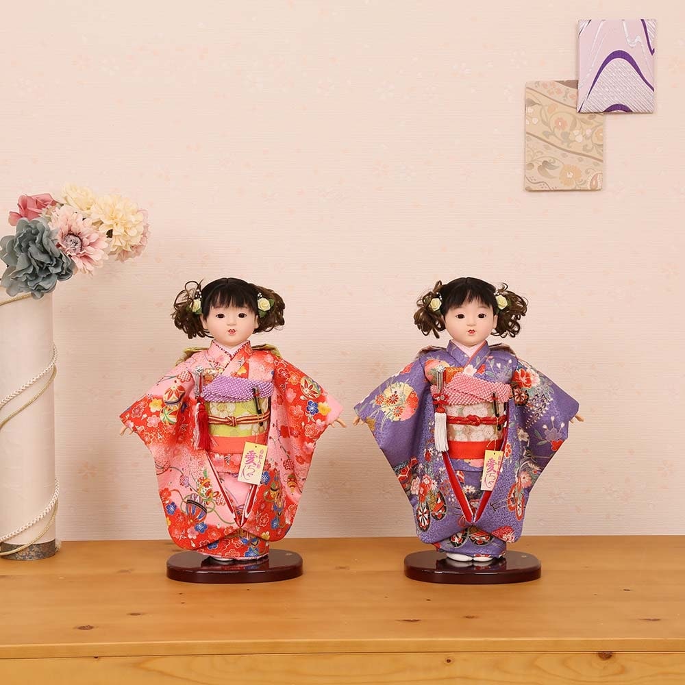 市松人形 齊藤公司作 10号 愛ちゃん 金彩友禅