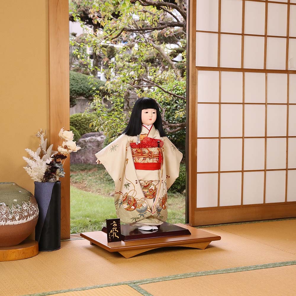 公司作/高級　市松人形 20号　全長75cm 特大 公司作/高級 市松人形 20号 全長75cm 特大