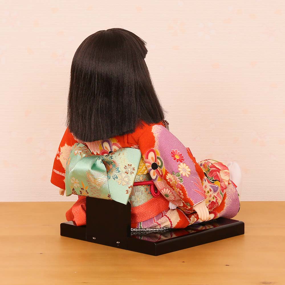 市松人形のお帽子他４点おまとめ（専用） 市松人形 齊藤公司作 10号 愛ちゃん お座り ちりめん