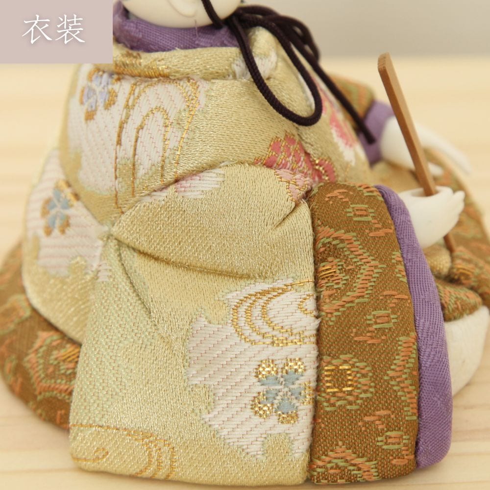 雛人形 ひな人形 コンパクト 横幅40cm 木目込み雛人形 木目込み