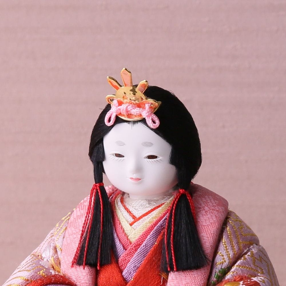 雛人形 ひな人形 コンパクト 横幅40cm 木目込み雛人形 木目込み