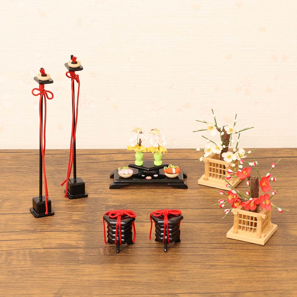 【一点限り】木目込み雛人形　平飾り　M2 a018d718d457a981a0be79275d4c1e