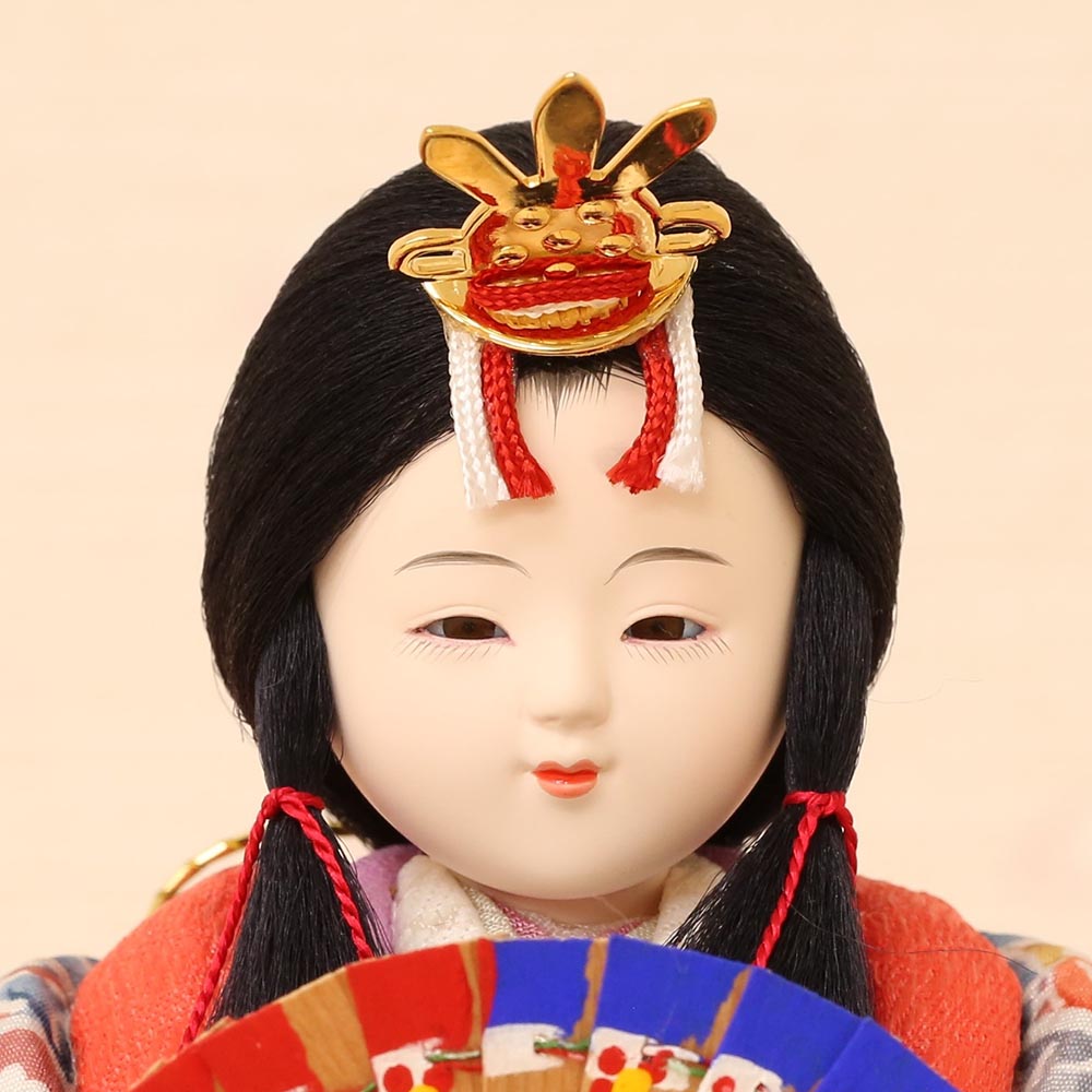 ひなろこ　木目込5人飾り ひなろこ木目込5人飾り