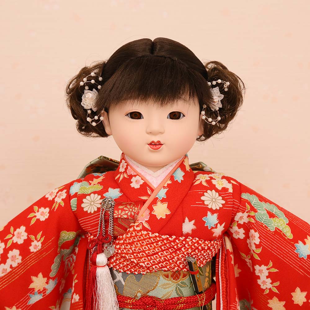 市松人形 齊藤公司作 13号 愛ちゃん 友禅