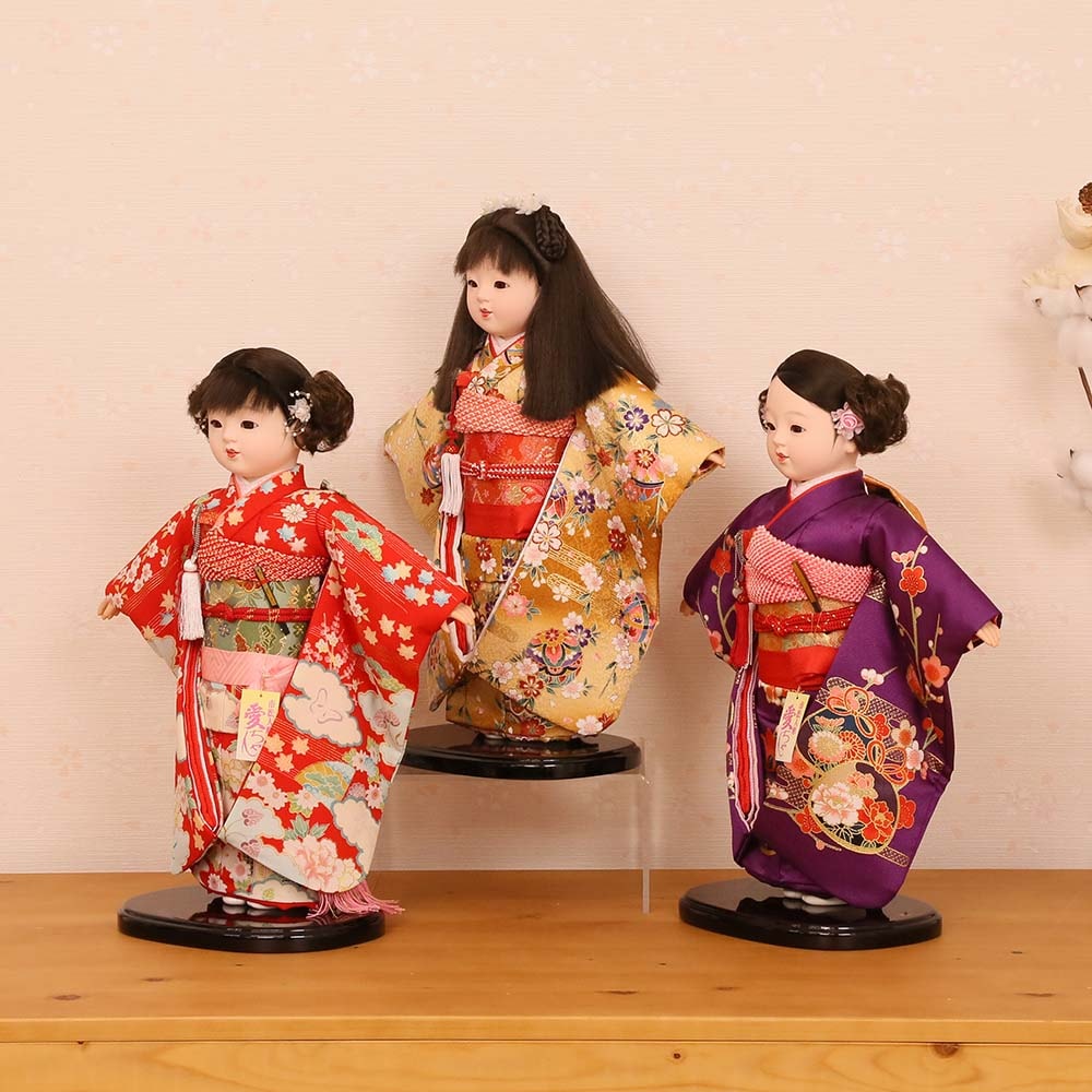 市松人形 齊藤公司作 13号 愛ちゃん 友禅