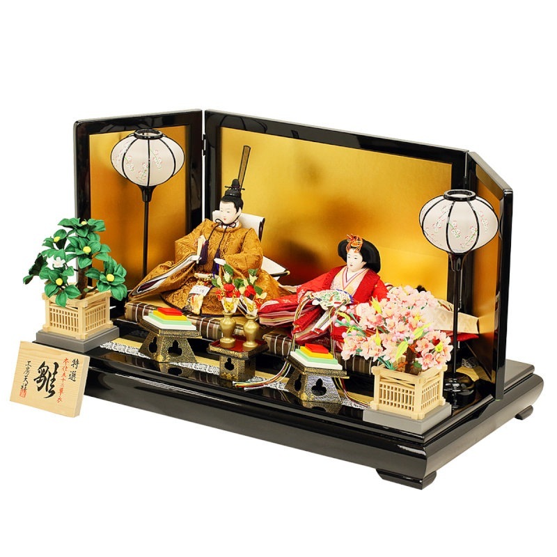 雛人形 親王台込み　伝統的な衣装 約30cm 雛人形 親王台込み 伝統的な衣装 約30cm