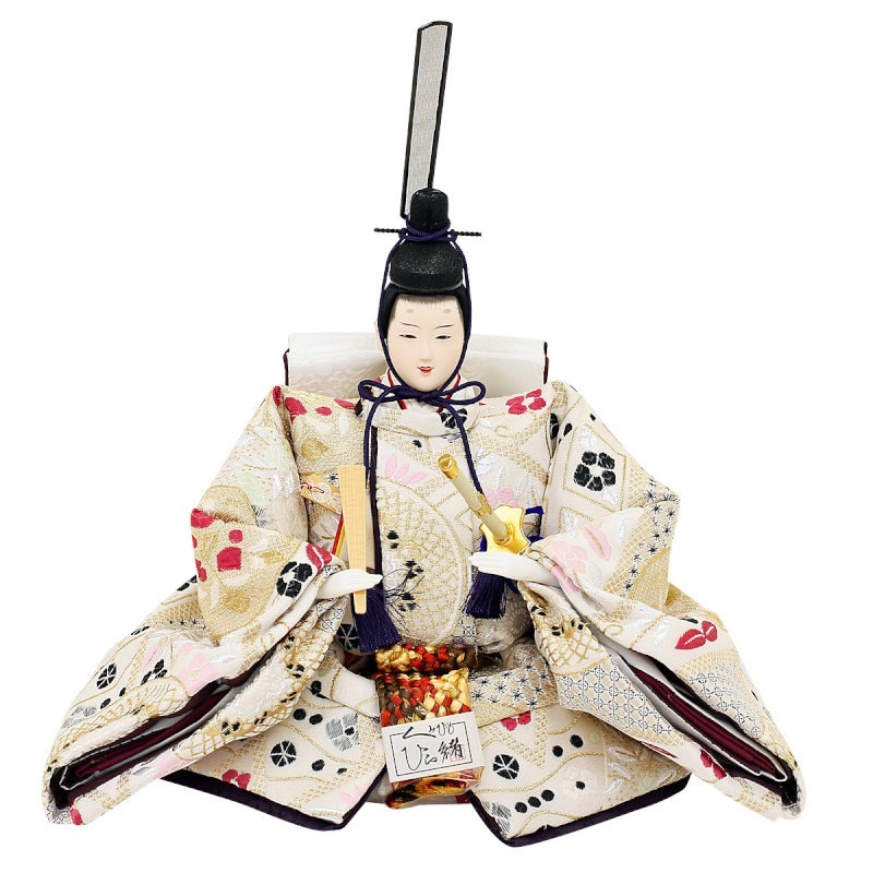 雛人形 工房天祥 三段飾り 五人飾り 優雅雛 東玉 毛氈風 段掛け飾り 赤